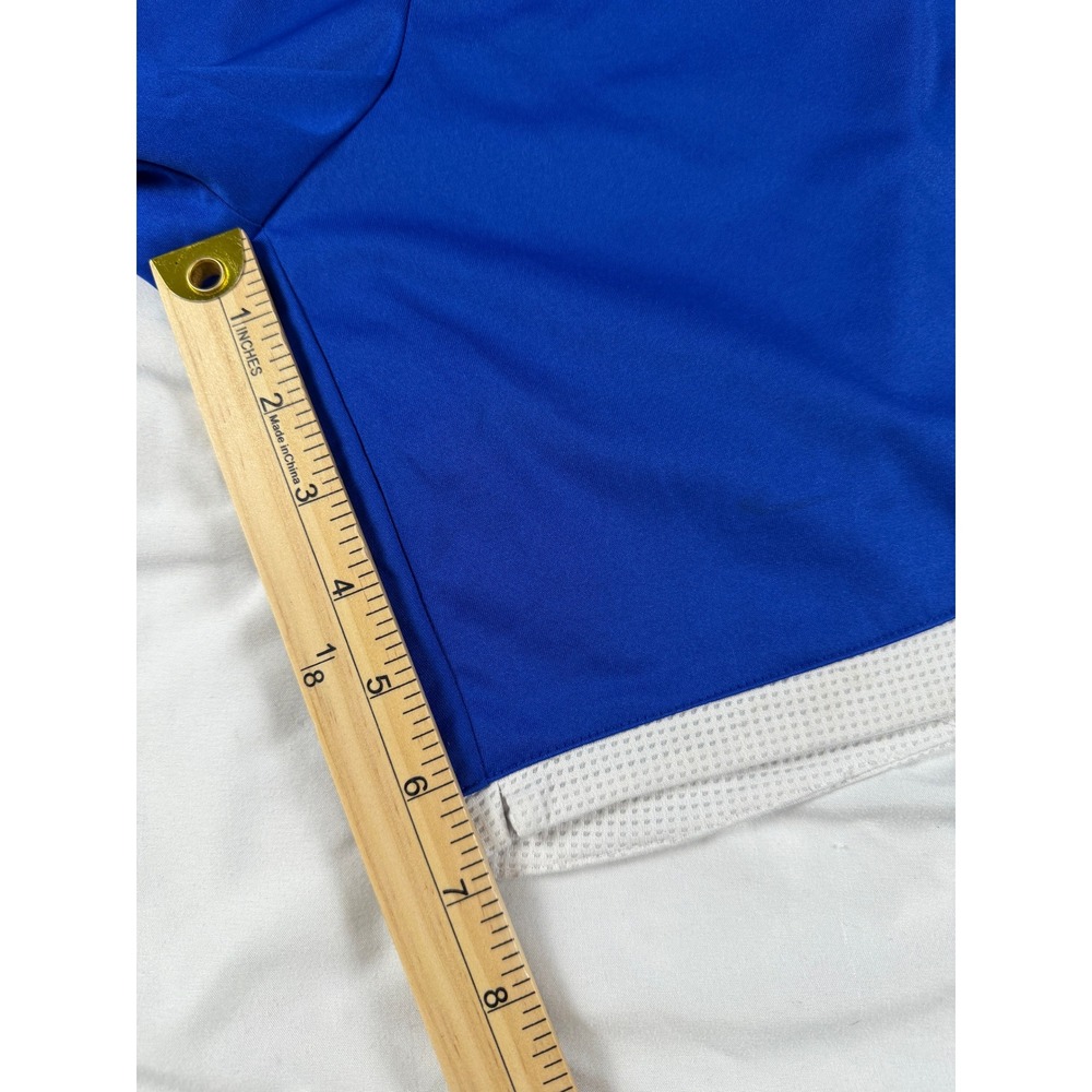 Boys Adidas Shorts Blue Athletic Athleisure Elastic Drawstring Size Small Sporty - Picture 2 of 7